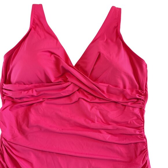 NWOT Sea Level Swim Australia Hot Pink One-Piece Swimsuit Size 16 US/20 AUS NEW - Picture 5 of 7